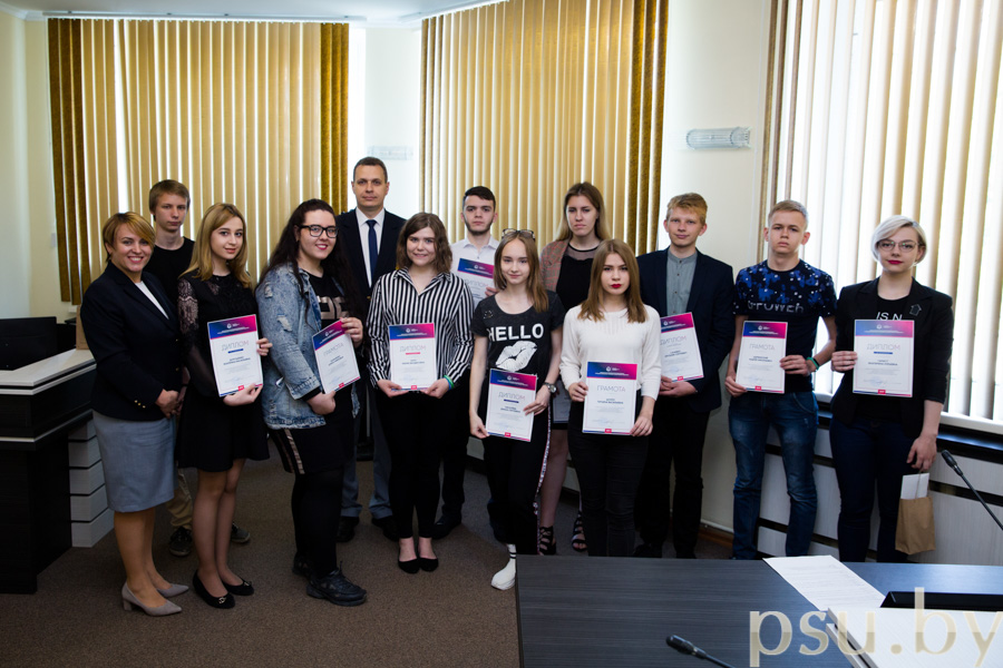 Winners of the freshmen’s essays contest “About yourself, university studies and future career” Winners of the freshmen’s essays contest