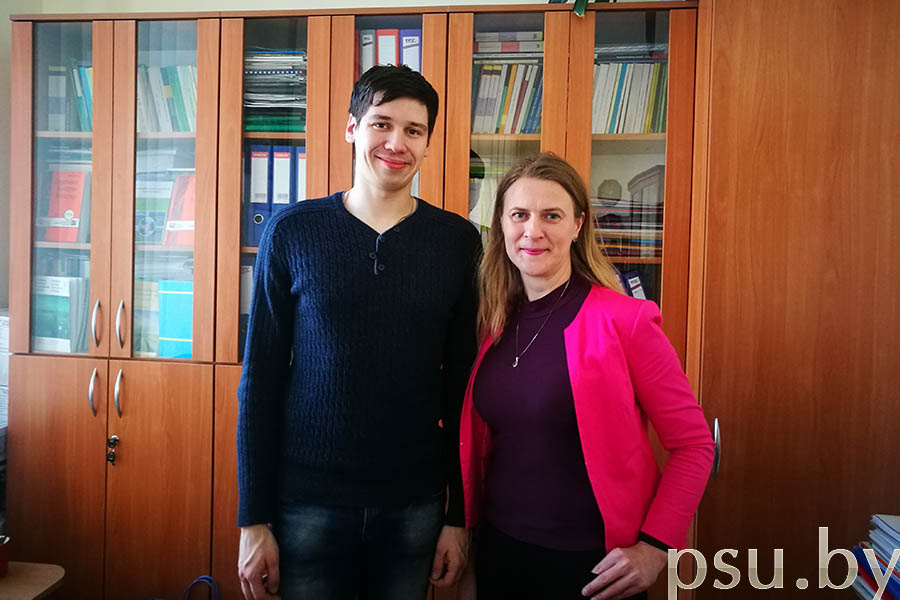 Alexander Yemelyanov together with a Polish university colleague Alexander Yemelyanov together with a Polish university colleague
