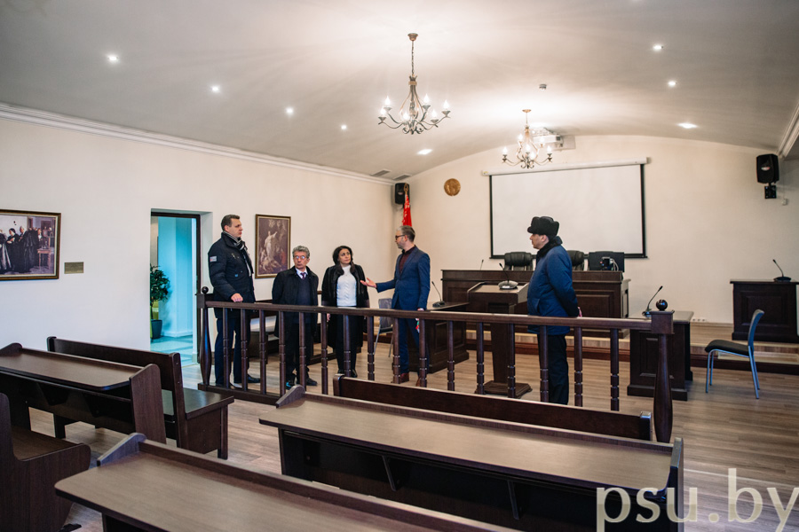 In the courtroom In the courtroom