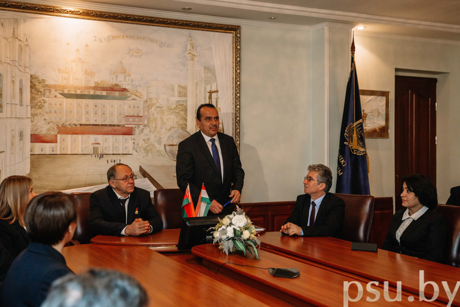 The delegation from Technological University of Tajikistan in PSU Delegation from Technological University of Tajikistan