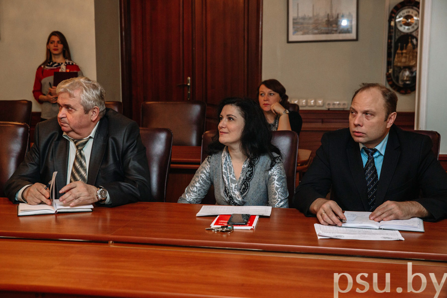 Representatives of Polotsk State University Representatives of Polotsk University