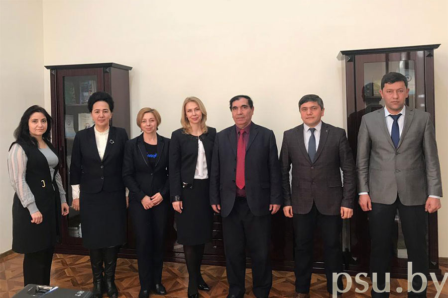 PSU Delegation with the Samarkand Institute of Economics and Service Administration PSU Delegation