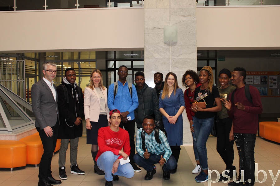 International students from the Preparatory Department International students
