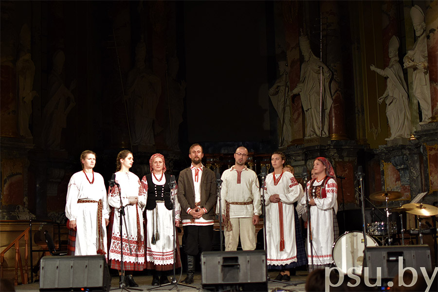 На канцэрце ў касцёле Святой Катрыны На канцэрце ў касцёле Святой Катрыны
