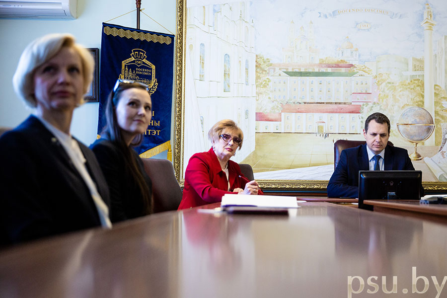 Representatives of PSU at the workshop Representatives of PSU