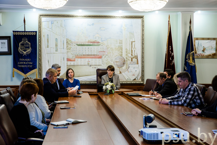 A meeting between Goethe-Institut delegation, PSU, Novopolotsk administration and the specialists of JSC “Naftan” Meeting between Goethe-Institut delegation, Novopolotsk administration and Naftan