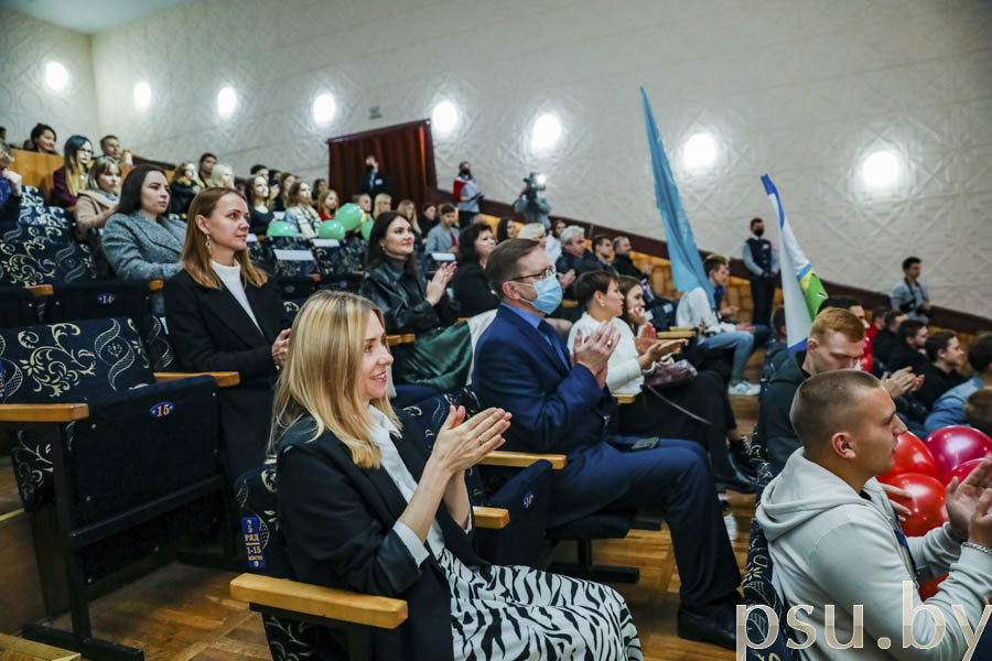 The honoured guests at the annual contest “Student of the Year 2020” The honoured guests
