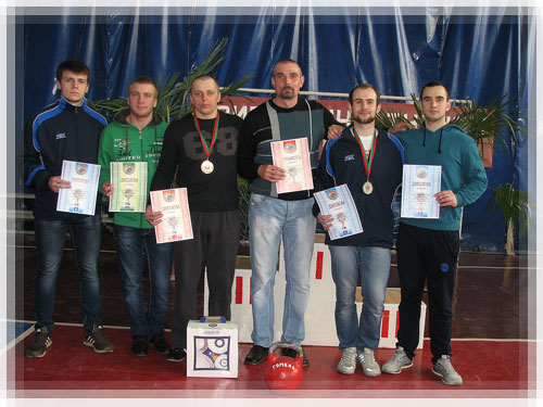 Сборная ПГУ по гиревому спорту на чемпионате РБ Сборная по гиревому спорту на чемпионате РБ