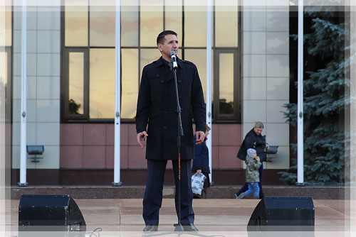 Alexander Golubenok’s welcoming speech, the representative of Novopolotsk administration Alexander Golubenok’s welcoming speech, the representative of Novopolotsk administration