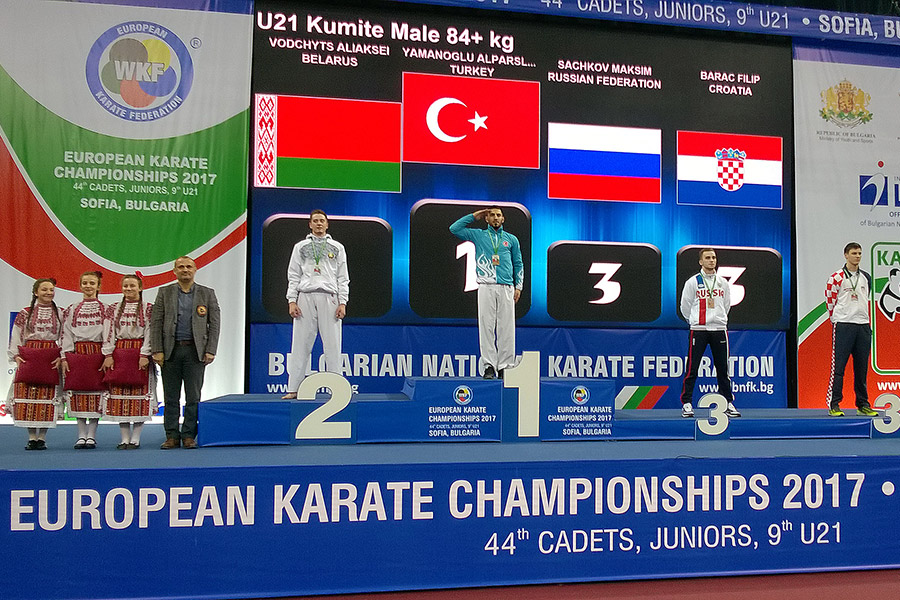 Алексей Водчиц – серебряный призер молодежного чемпионата Европы по каратэ!