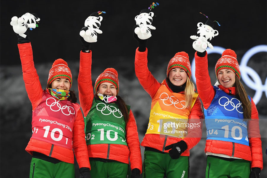 The Olympic Champions in biathlon