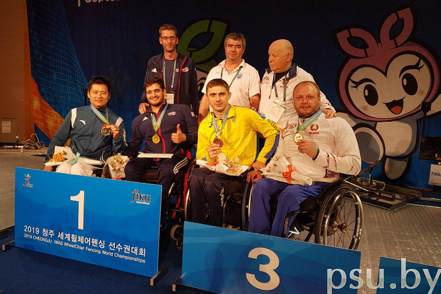 Андрей Праневич на чемпионате мира по фехтованию на инвалидных колясках Андрей Праневич на чемпионате мира по фехтованию