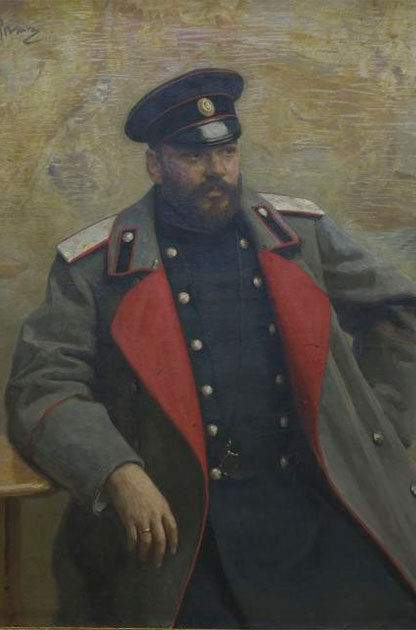 Александр Константинович Гейнс (И.Е. Репин, 1896)