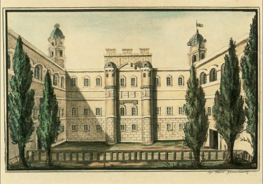 Астрономическая обсерватория Виленского университета (С. Янушевич, XIX в.) Астрономическая обсерватория Виленского университета (С. Янушевич, XIX в.)