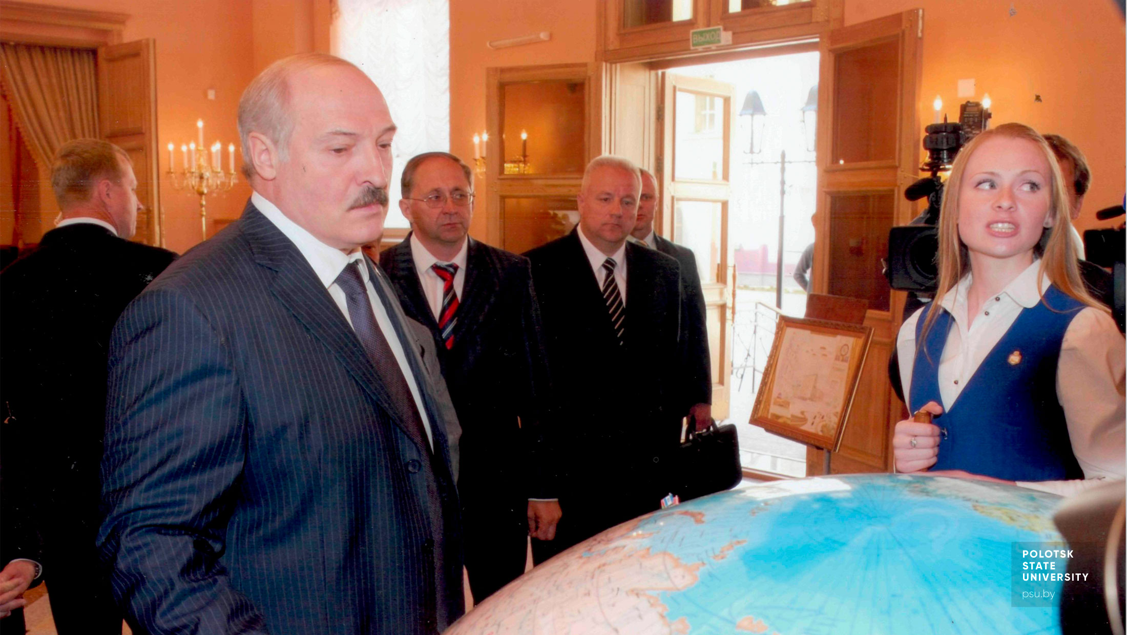 Экскурсия для президента Республики Беларусь по Полоцкому коллегиуму